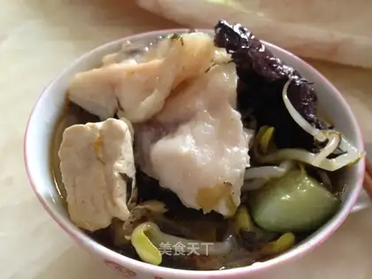 Boiled fish