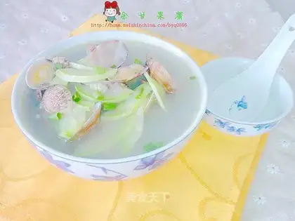 Quague clam soup