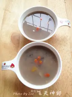 Black bean money, porridge