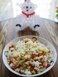 Carrot egg fried rice