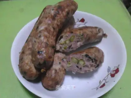 Homemade sausages