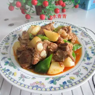 Potato fried ribs