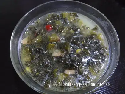 A sour dish fan soup