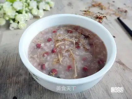 Red beans, silver porridge