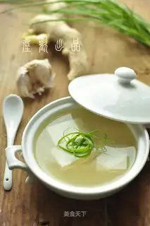 Tofu soup