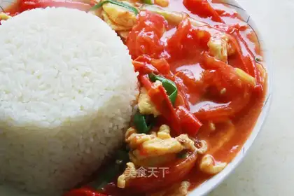 Tomato egg rice