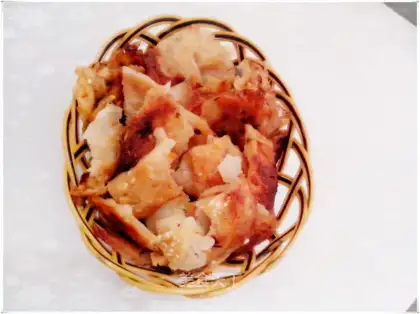 Onion waffles