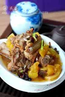 Pumpkin evaporated ribs