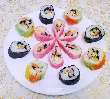 Flower sushi