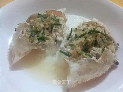 Pork crabs steam eggs