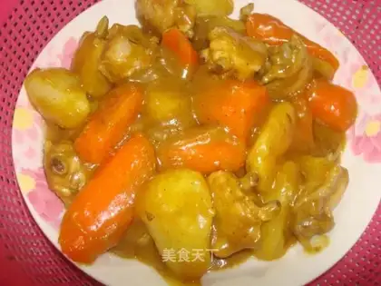 Curry carrot wings