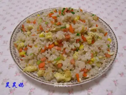 Five-colored rice
