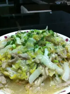 Chicken cabbage and veal