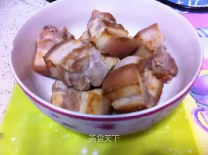 Red meat and chestnuts