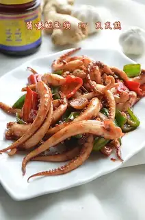 Soy squid shaving