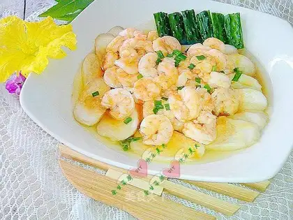 The apricot shrimp