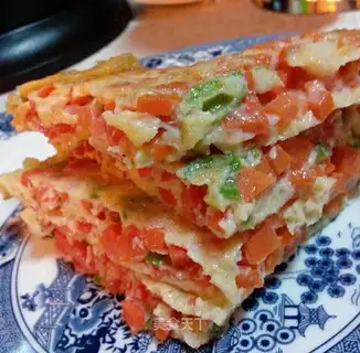 Carrot omelet