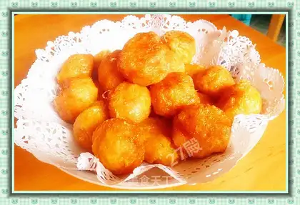 Gold cheese and rice balls