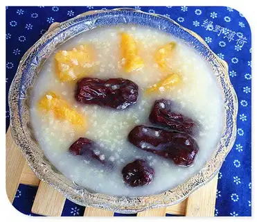 Potato date congee