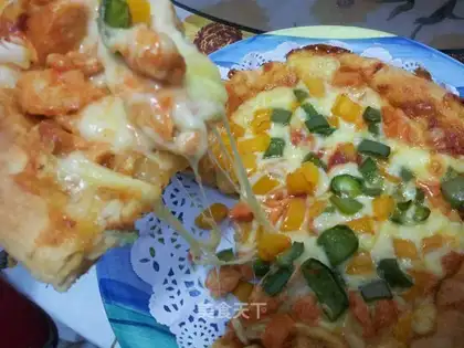 Chicken pizza in Orleans