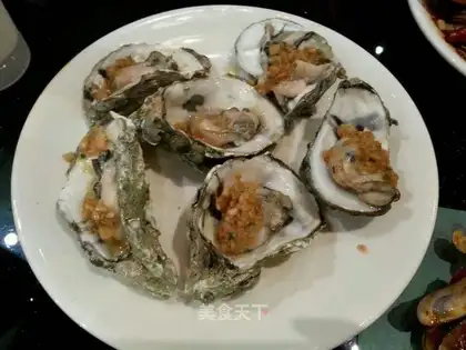 Baked scallops