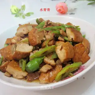 Soy tofu fried meat
