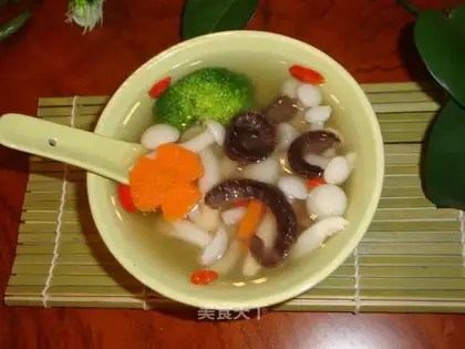 Little mushroom martinos soup