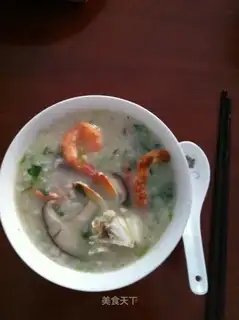 Seafood porridge