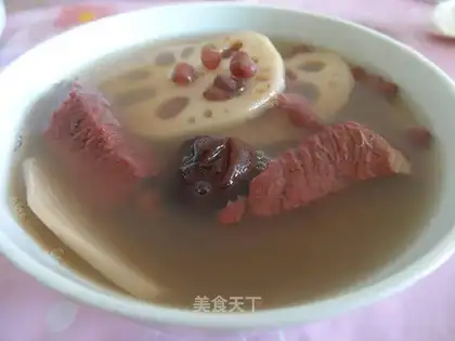 Soy beef soup