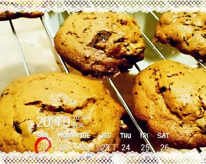 raisin chocolate soft cookies