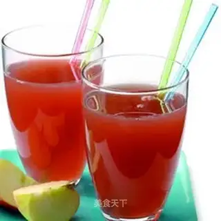 Watermelon cucumber apple juice