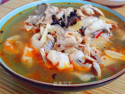 Boiled fish