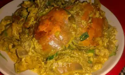 Thai fried crabs