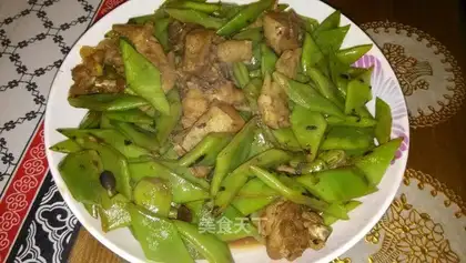 Sword bean fried chicken