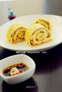Spray omelet