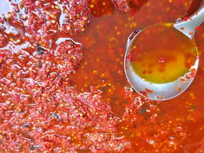 Bean petal sauce