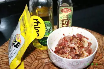 Fried meat