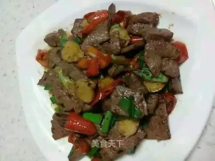 Fried liver