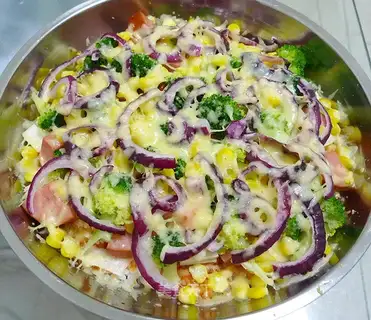 The rice bottom pizza
