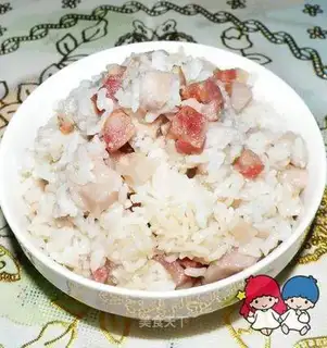taro sausage rice
