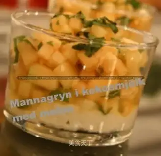 Coconut milk, wheat, cantaloupe