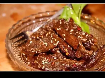 spicy beef jerky