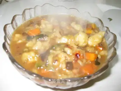 Lazy people's pimples soup