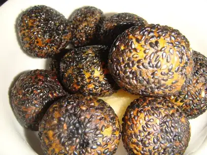 sweet potato sesame ball