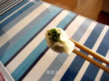 Dumplings with pork and leeks