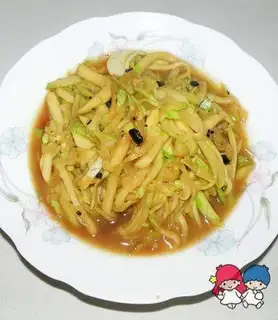 stir-fried zucchini with black bean and oyster sauce