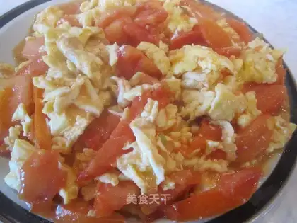 tomato scrambled eggs