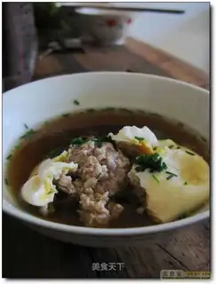 Pork wrapped in eggs