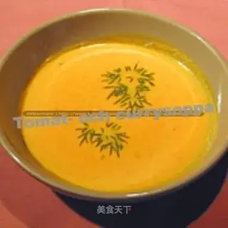 Tomato curry soup