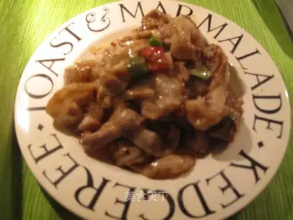 stir-fried pork with sand tea sauce
